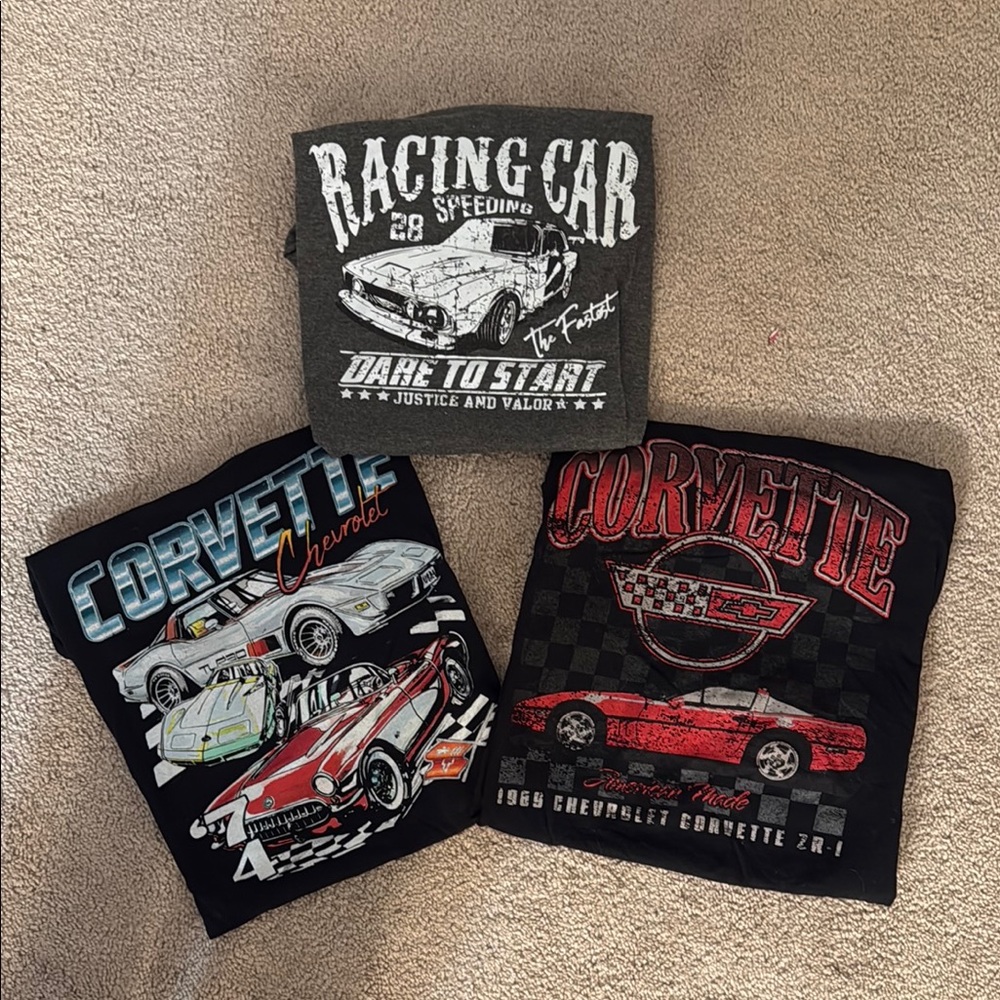 Corvette Graphic T-Shirts Set